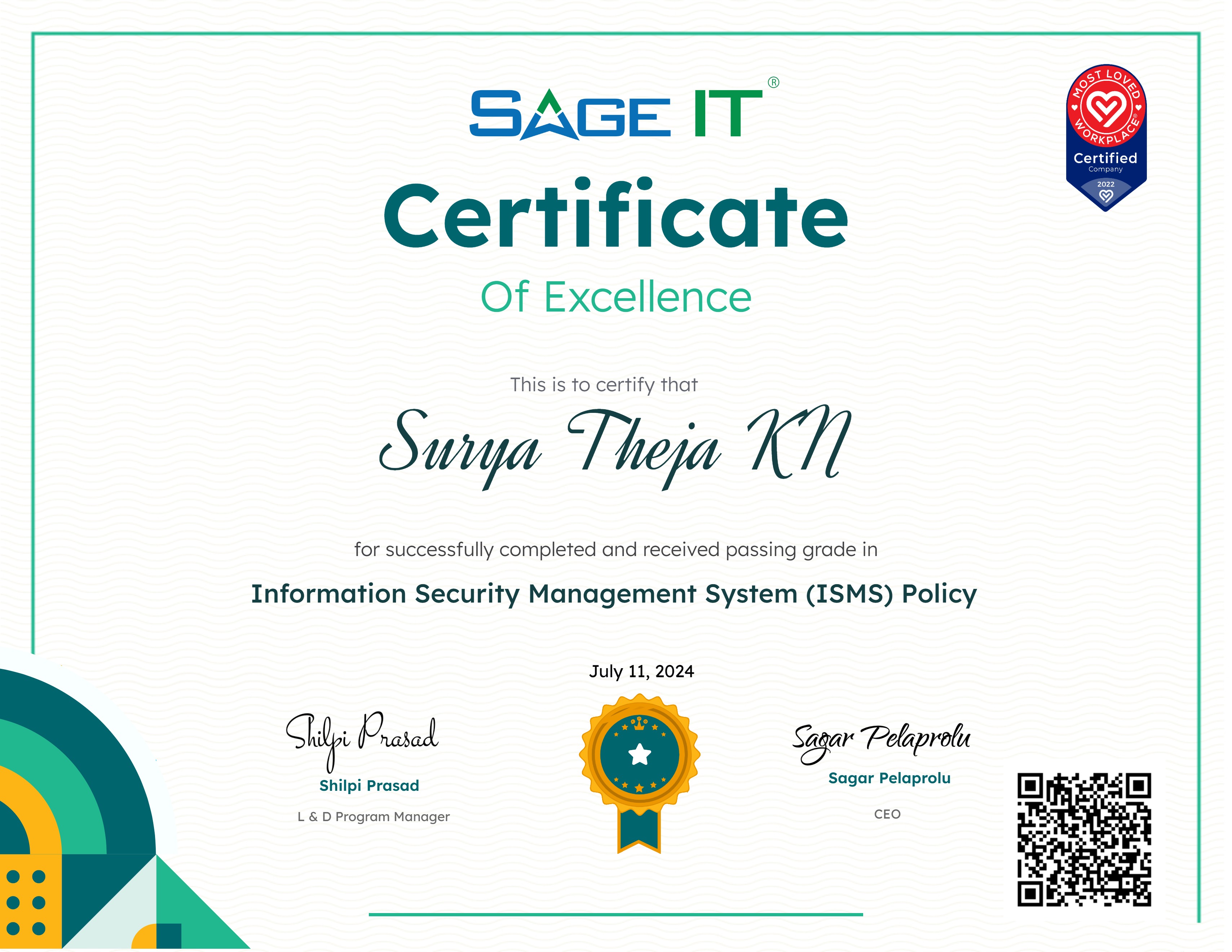 Information Security Management System (ISMS) Policy