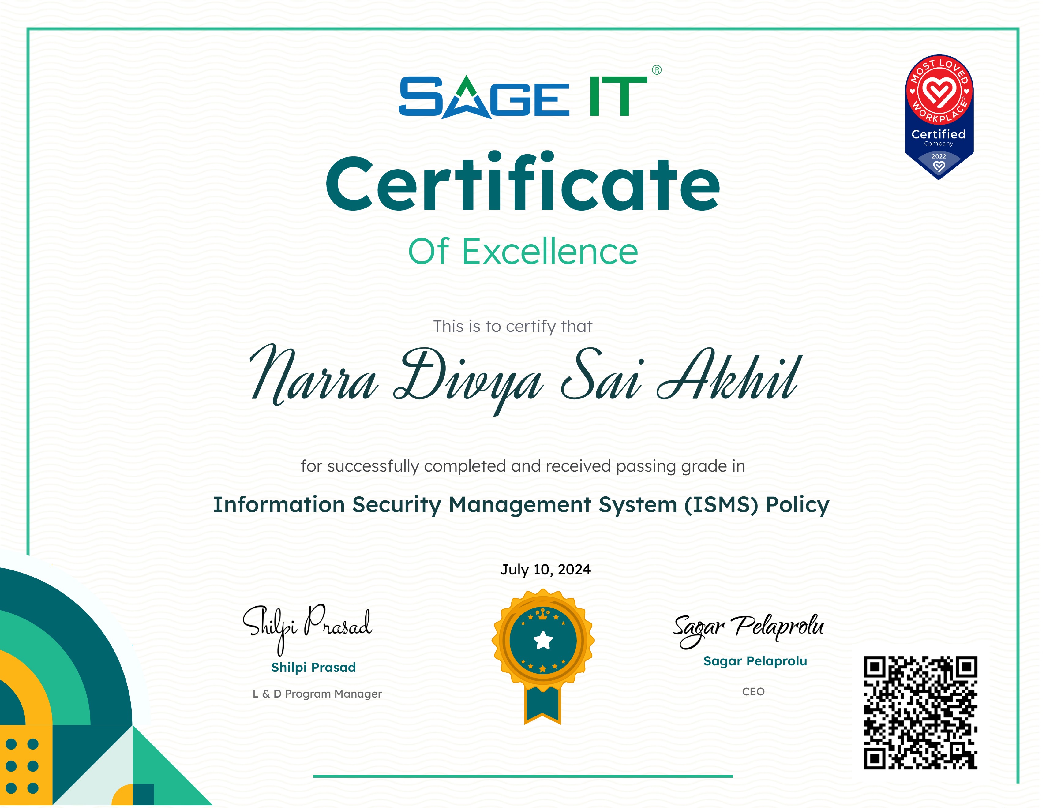 Information Security Management System (ISMS) Policy